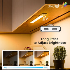 Pixelights 3 in 1 Cabinet Sensor Lights Re-Chargeable 40 cm 5940-3CCT - Slide 7