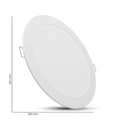 Pixelights 6W Round Panel LED 6500K - Daylight - Slide 2