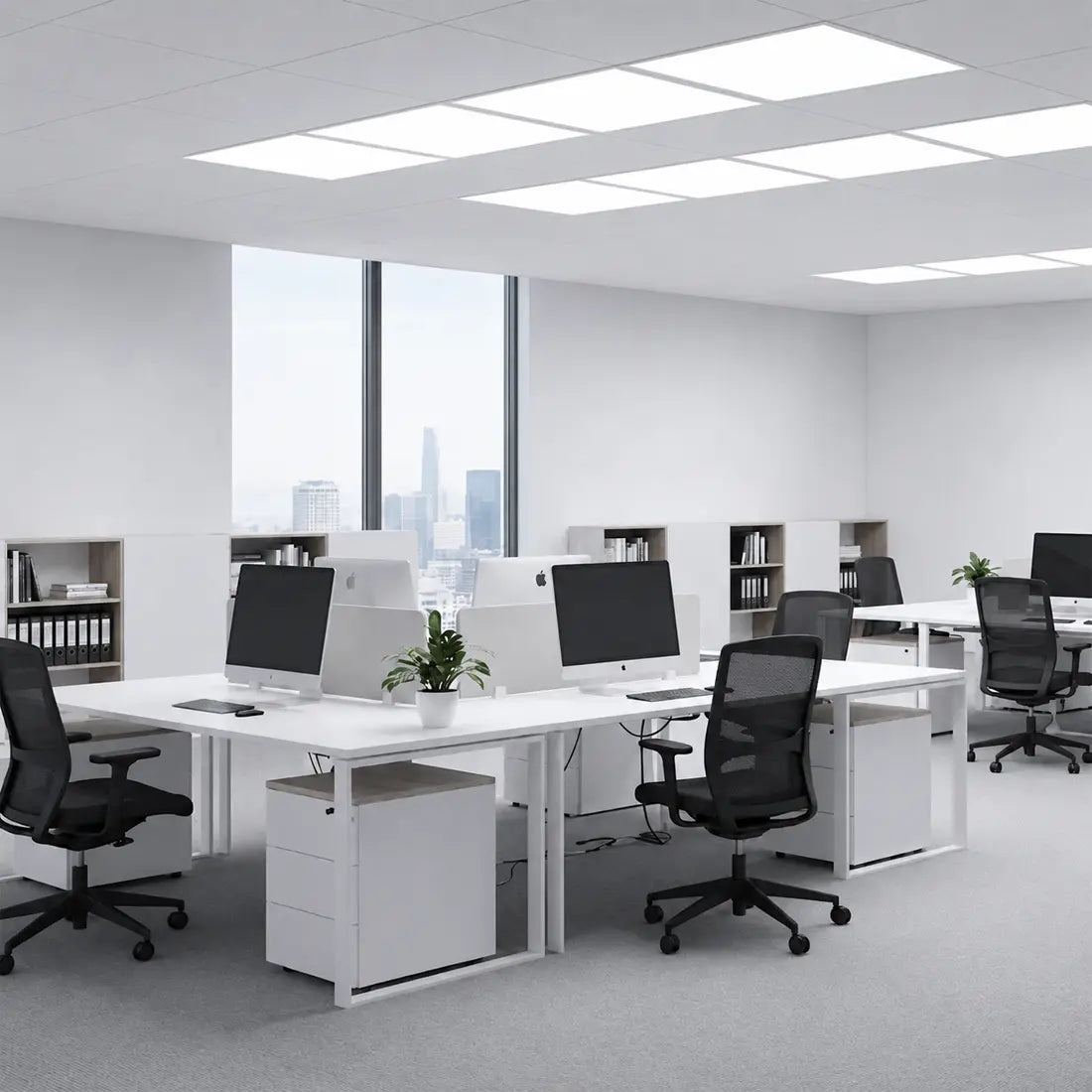 Pixelights 60W Square LED Panel Light 60x60 4000K - Cool White