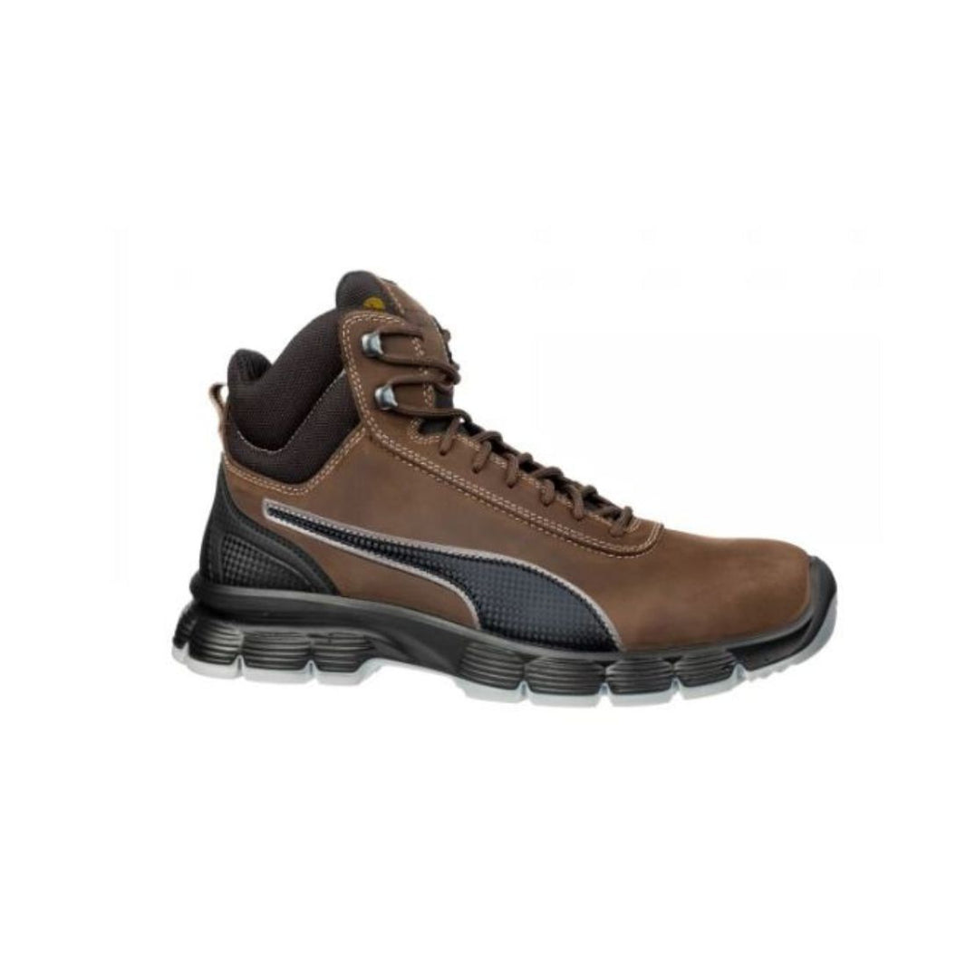 Puma S3 ESD SRC Condor Mid Ankle Safety Shoes - Brown