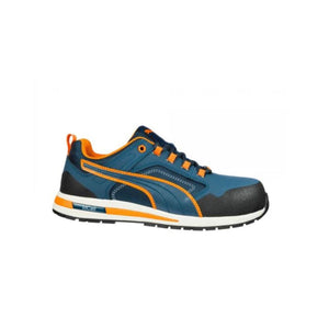 Puma S3 HRO SRC Crosstwist Low Ankle Safety Shoes - Blue & Orange