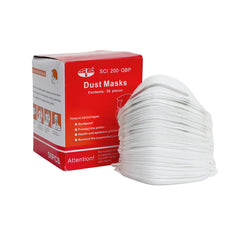 SCI QBP Dust Mask 140 GMS, 50 pcs - White - Slide 1