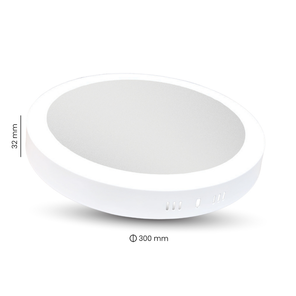 Pixelights 30W Round LED Surface Light 6500K Day Light