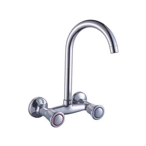 Sanitar DIAMOND-WSM Wall Mount Sink Mixer - Chrome