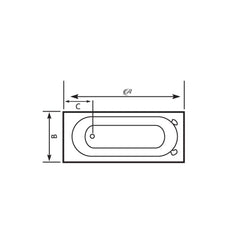 Sanitech Standard Acrylic Bathtub - Slide 3