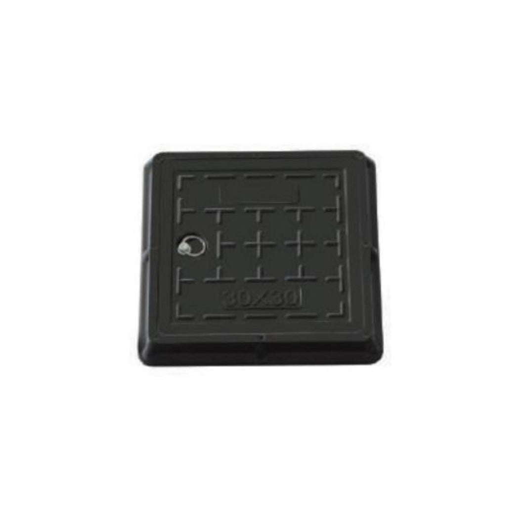 Scafatio MD Fiber Manhole Cover - 30 X 30, Black