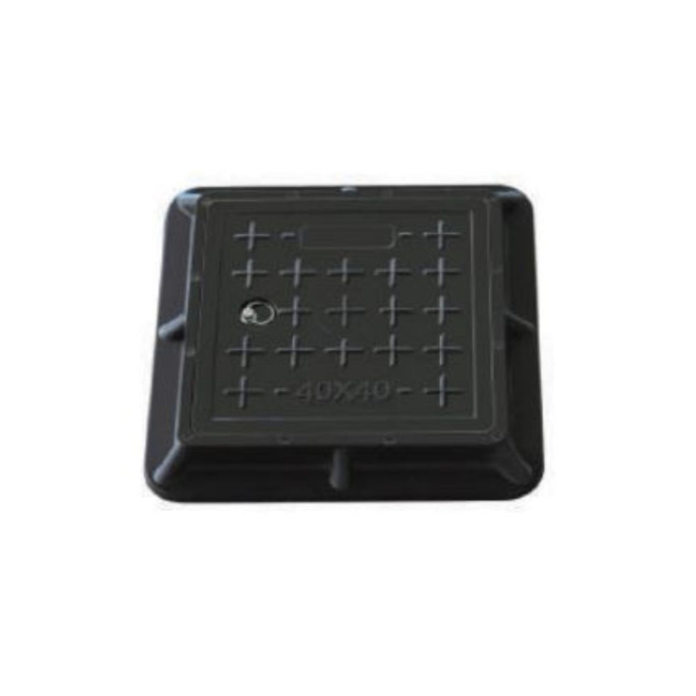 Scafatio MD Fiber Manhole Cover - 40 X 40, Black