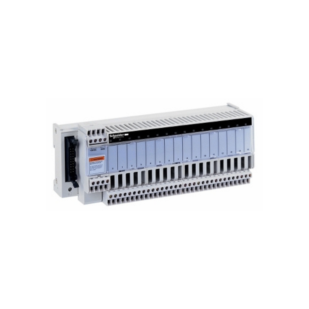 Schneider Electric Modicon ABE7 Sub-Base For Soldered Solid State Output Relay ABE7 16 Inputs 24V DC ABE7S16E2B1 