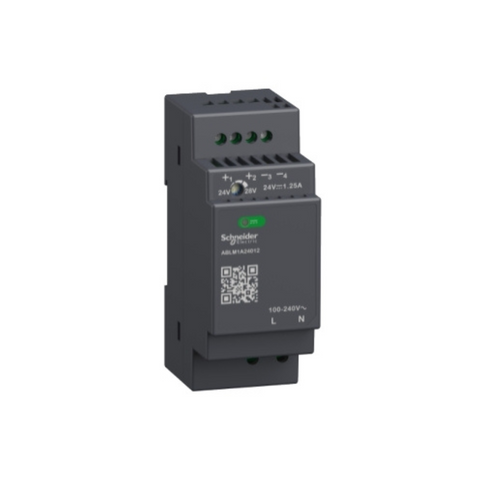 Schneider Electric Modicon Power Supply Regulated Power Supply 100-240V AC 24V 1.2A Single Phase Modular ABLM1A24012