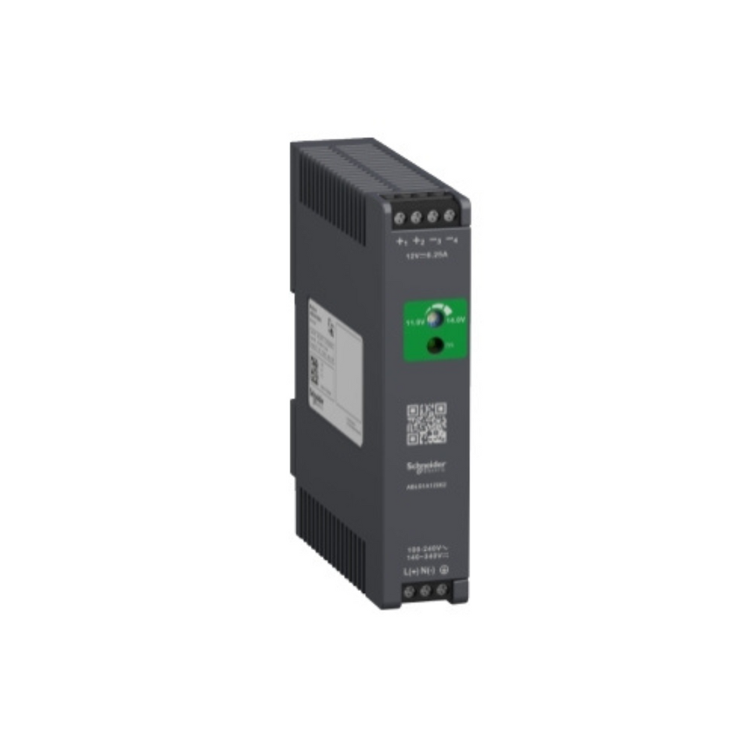 Schneider Electric Regulated Power Supply 100-240V AC 12V 6.2A Single Phase Optimized ABLS1A12062 