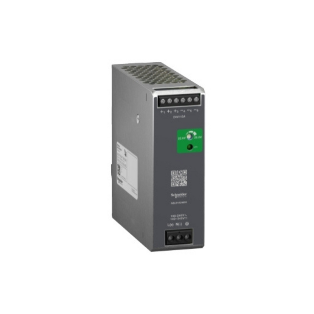 Schneider Electric Regulated Power Supply 100-240V AC 24V 5A Single Phase Optimized ABLS1A24050 in Dubai, UAE