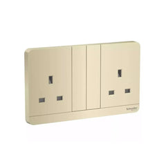 Schneider Electric AvatarOn 2G Switched Socket 3P 13A 250V E83T25_WG_G12 - Wine Gold - Slide 1