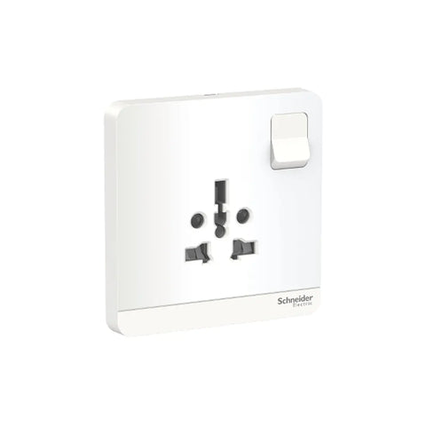 Schneider Electric AvatarOn 2P and 3P Switched Socket 16A 250V E8315TS_WE - White
