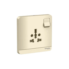 Schneider Electric AvatarOn 2P and 3P Switched Socket 16A 250V E8315TS_WG - Wine Gold - Slide 1