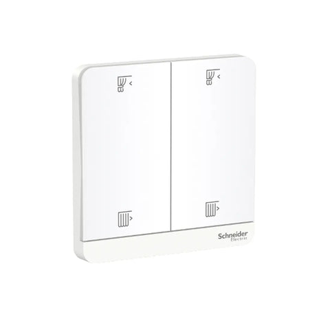 Schneider Electric AvatarOn 2 Switches For Curtain 10A 250V E8332C_WE - White