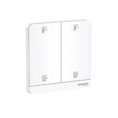Schneider Electric AvatarOn 2 Switches For Curtain 10A 250V E8332C_WE - White - Slide 1