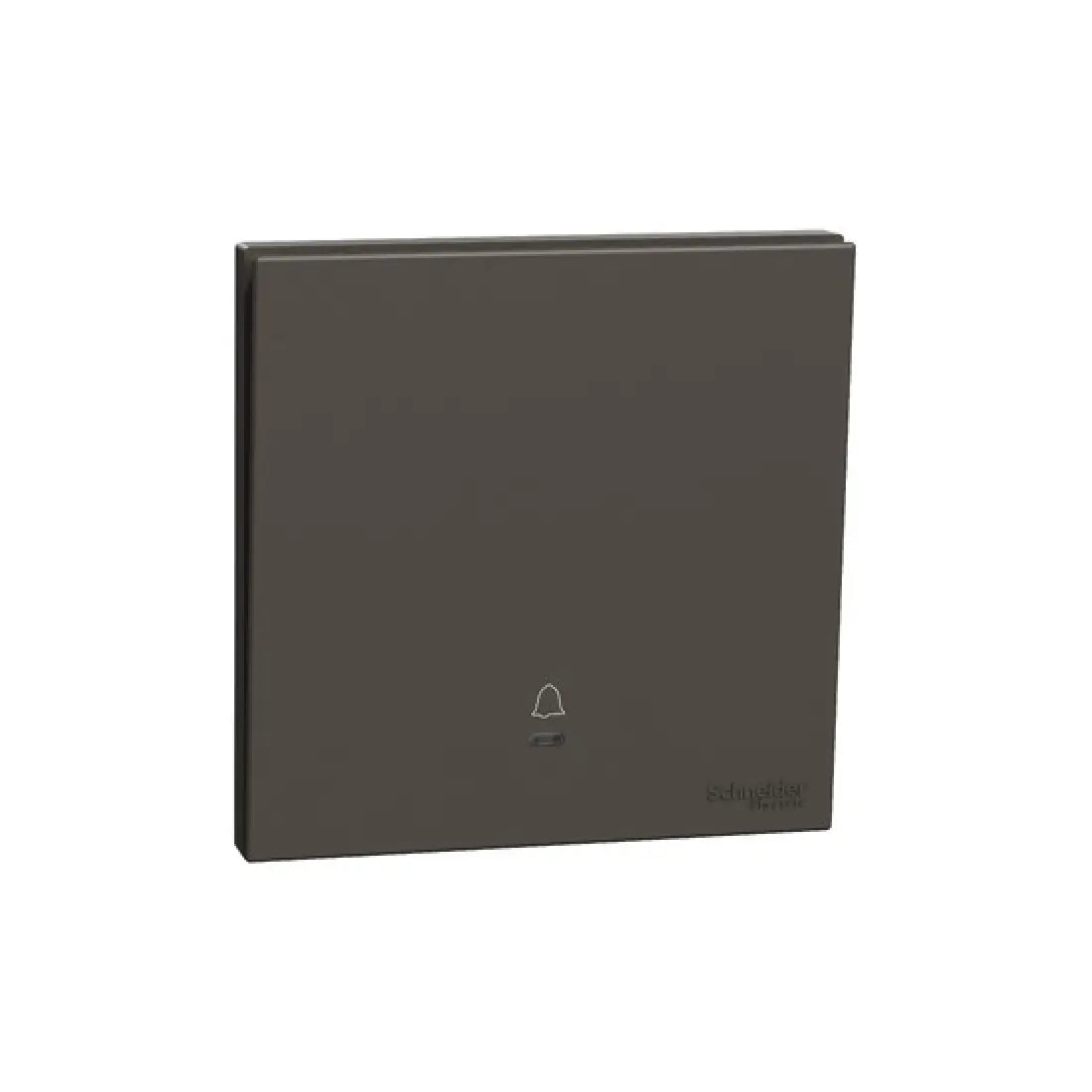 Schneider Electric AvatarOn C Bell Press Switch with Fluorescent Locator 10A 250V 1 Gang E8731BP_DG - Dark Grey