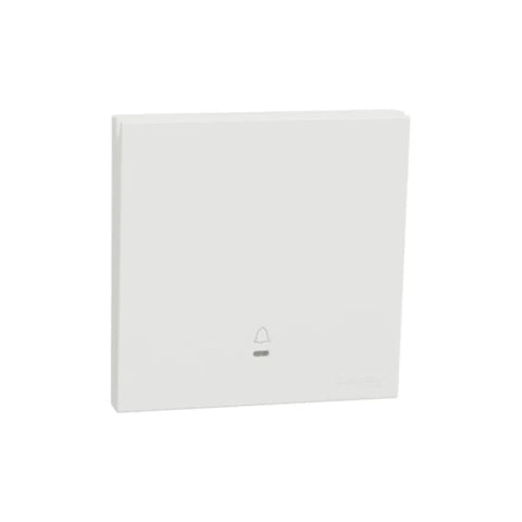 Schneider Electric AvatarOn C Bell Press Switch with Fluorescent Locator 10A 250V 1 Gang E8731BP_WE - White