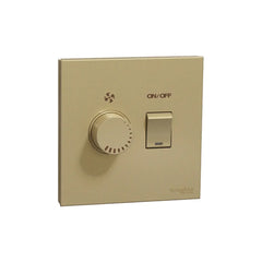 Schneider Electric AvatarOn C Fan Controller with Switch E8732V400F_WG - Wine Gold - Slide 1