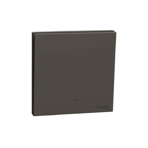 Schneider Electric AvatarOn C Intermediate Switch with Fluorescent Locator 16AX 250V 1 Gang E8731MF_DG - Dark Grey