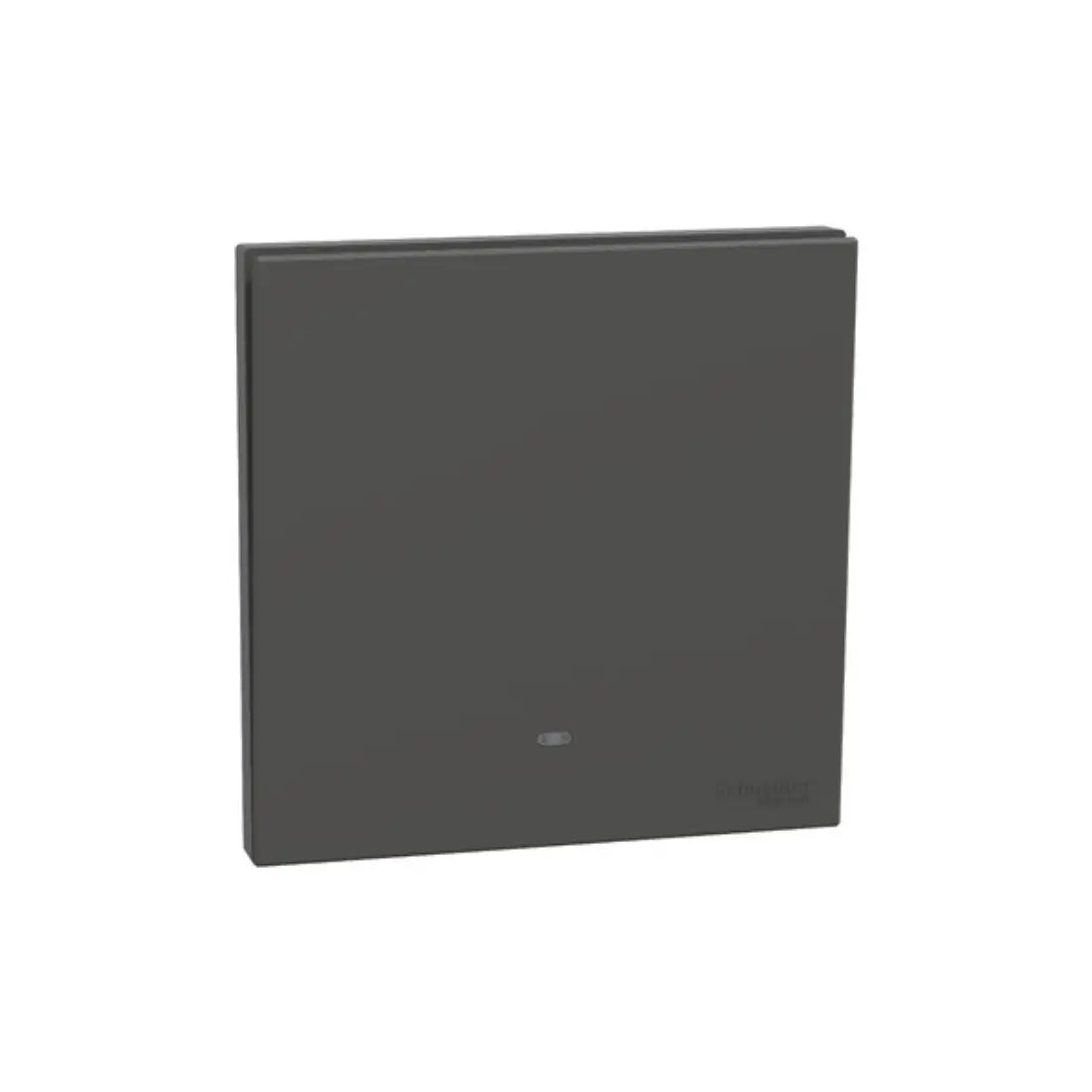 Schneider Electric AvatarOn C Momentary Switch with Fluorescent Lamp 10A 250V 1 Gang E8731PRF_DG - Dark Grey