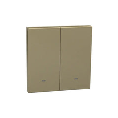 Schneider Electric AvatarOn C Momentary Switch with Fluorescent Lamp 10A 250V 2 Gang E8732PRF_WG - Wine Gold - Slide 1