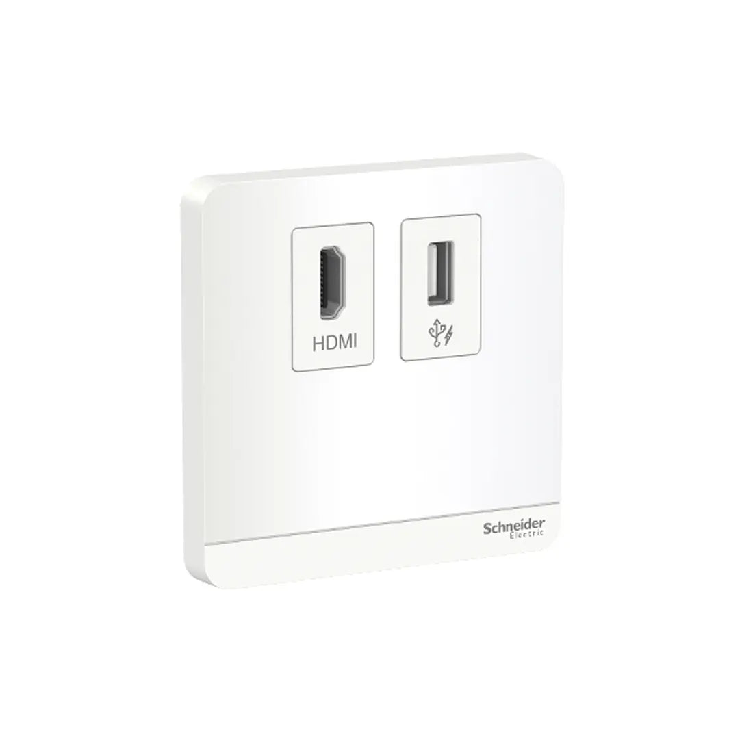 Schneider Electric AvatarOn HDMI And USB Data Socket E8332HDUSB_WE - White