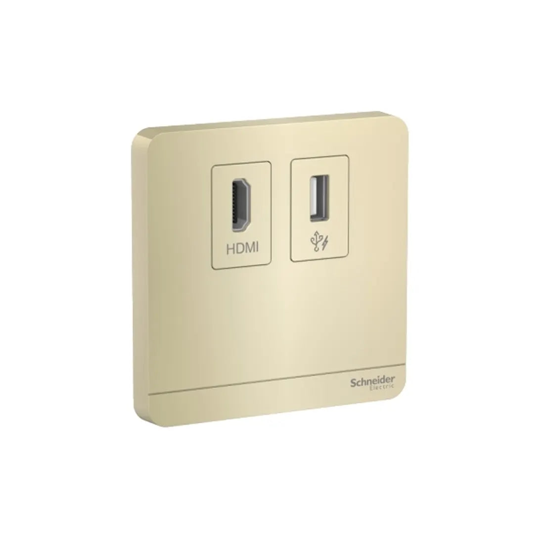 Schneider Electric AvatarOn HDMI And USB Data Socket E8332HDUSB_WG - Wine Gold