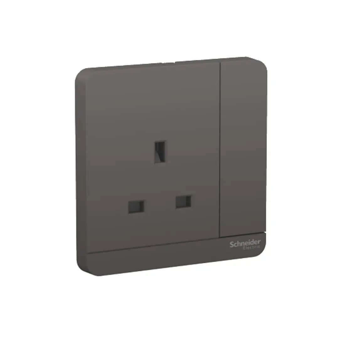 Schneider Electric AvatarOn Switched Socket 3P 13A 250V E8315_DG_G12 - Dark Gray