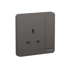 Schneider Electric AvatarOn Switched Socket 3P 13A 250V E8315_DG_G12 - Dark Gray - Slide 1