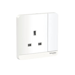 Schneider Electric AvatarOn Switched Socket with LED 3P 13A 250V E8315N_WE_G12 - White - Slide 1