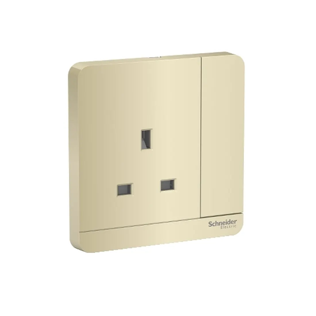 Schneider Electric AvatarOn Switched Socket with LED 3P 13A 250V E8315N_WG_G12 - Wine Gold