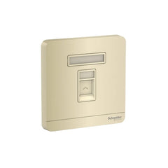 Schneider Electric AvatarOn Telephone Socket E8331RJS4_WG - Wine Gold - Slide 1