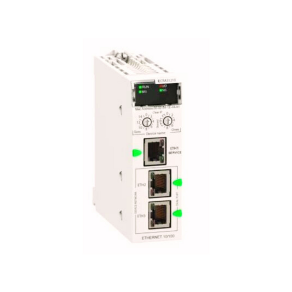 Schneider Electric Modicon X80 EIO Drop Adapter with Ethernet Backplane BMECRA31210 in Dubai, UAE