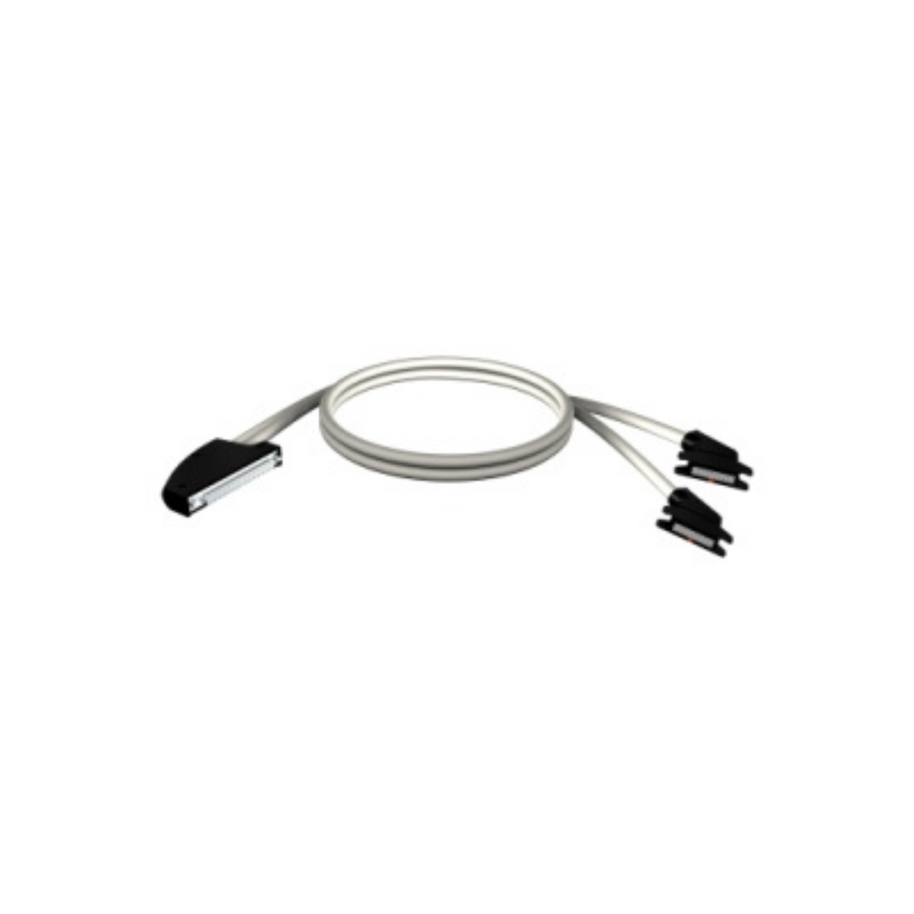 Schneider Electric Modicon X80 Cord Set 40 Way Terminal 2 X HE10 Connector for M340 I/O 0.5m BMXFCC053