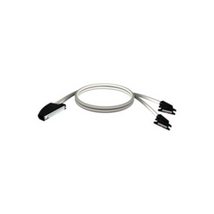 Schneider Electric Modicon X80 Cord Set 40 Way Terminal 2 X HE10 Connector for M340 I/O 0.5m BMXFCC053 - Slide 1