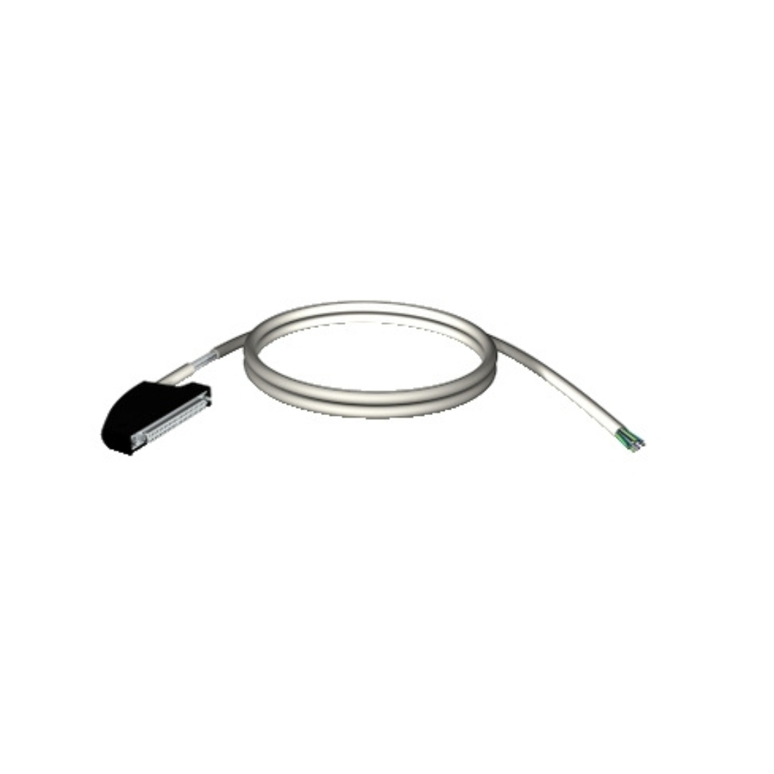 Schneider Electric Modicon X80 Shielded Cord Set 40 Way Terminal One End Flying Leads for X80 I/O 5m BMXFCW501S