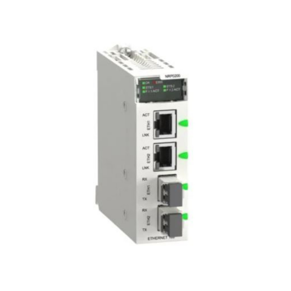 Schneider Electric Modicon X80 Fiber Converter MM/LC 2CH 100Mb BMXNRP0200in Dubai UAE