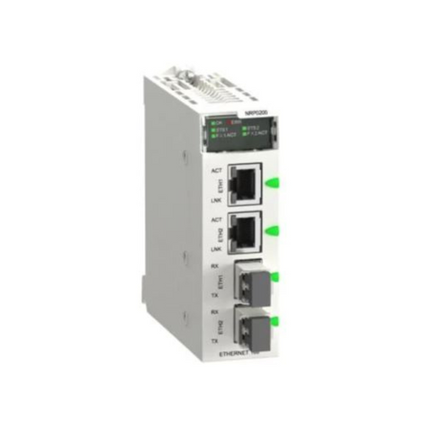 Schneider Electric Modicon X80 Fiber Converter MM/LC 2CH 100Mb BMXNRP0200