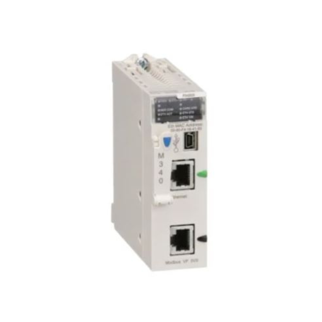 Schneider Electric Processor Module M340 Max 1024 Discrete and 256 Analog I/O Modbus Ethernet BMXP342020