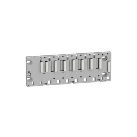 Schneider Electric Modicon M340 6 Slots Panel Plate or DIN Rail Mounting BMXXBP0600