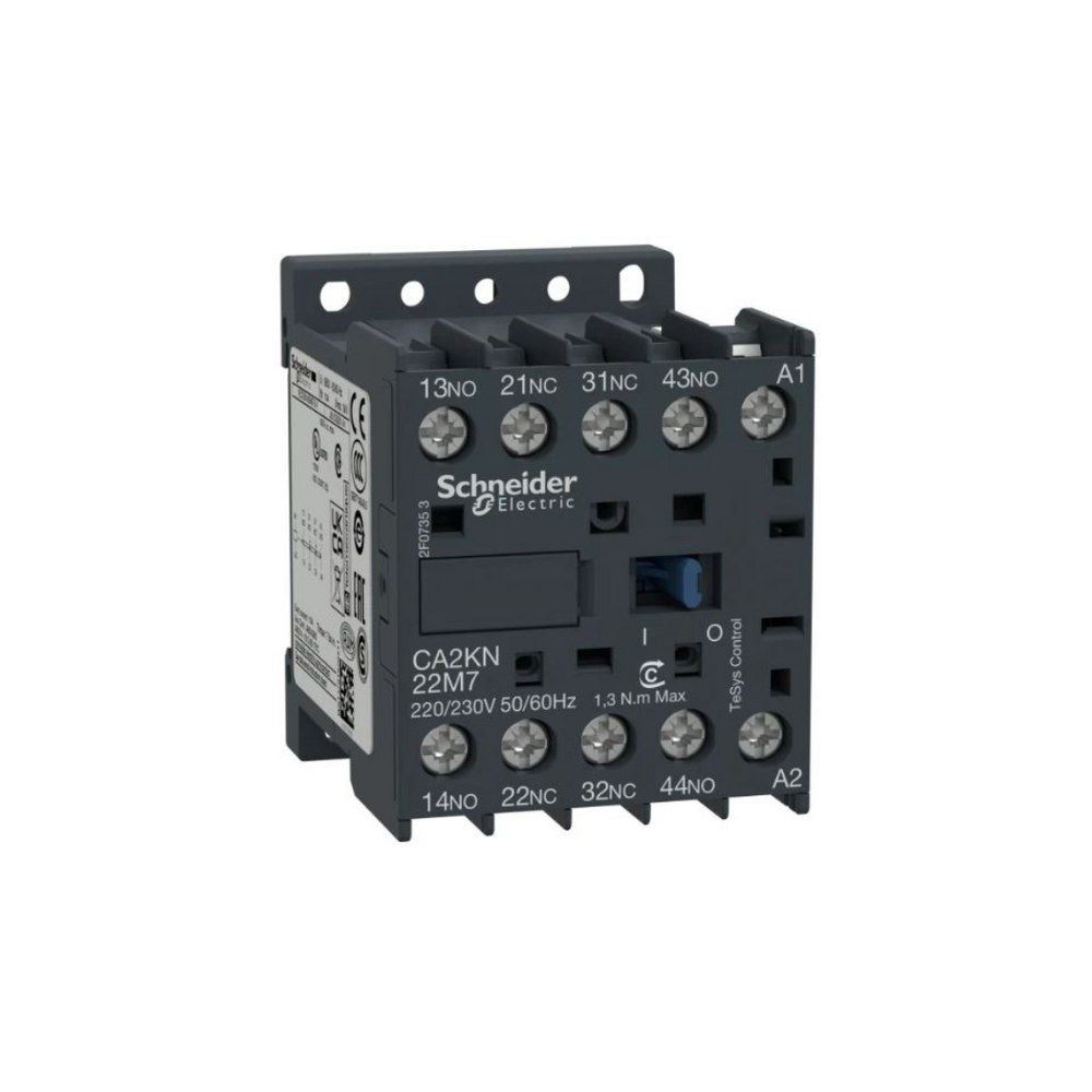 Schneider Electric TeSys K Control Relay 2 NO + 2 NC <= 690V 220-230V AC Coil CA2KN22M7 in Dubai, UAE