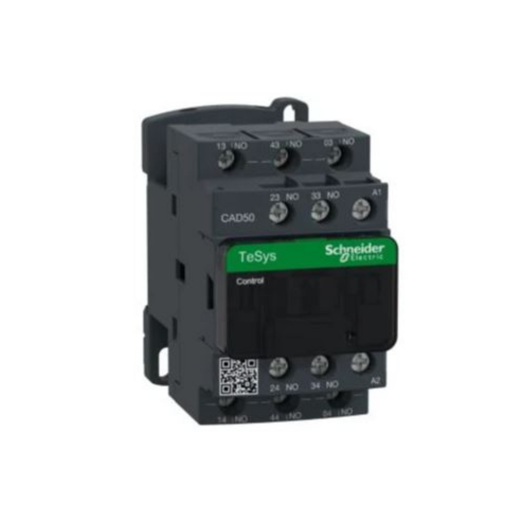 Schneider Electric TeSys D Control Relay 5 NO <= 690V 110V AC Standard Coil CAD50F7 in Dubai, UAE