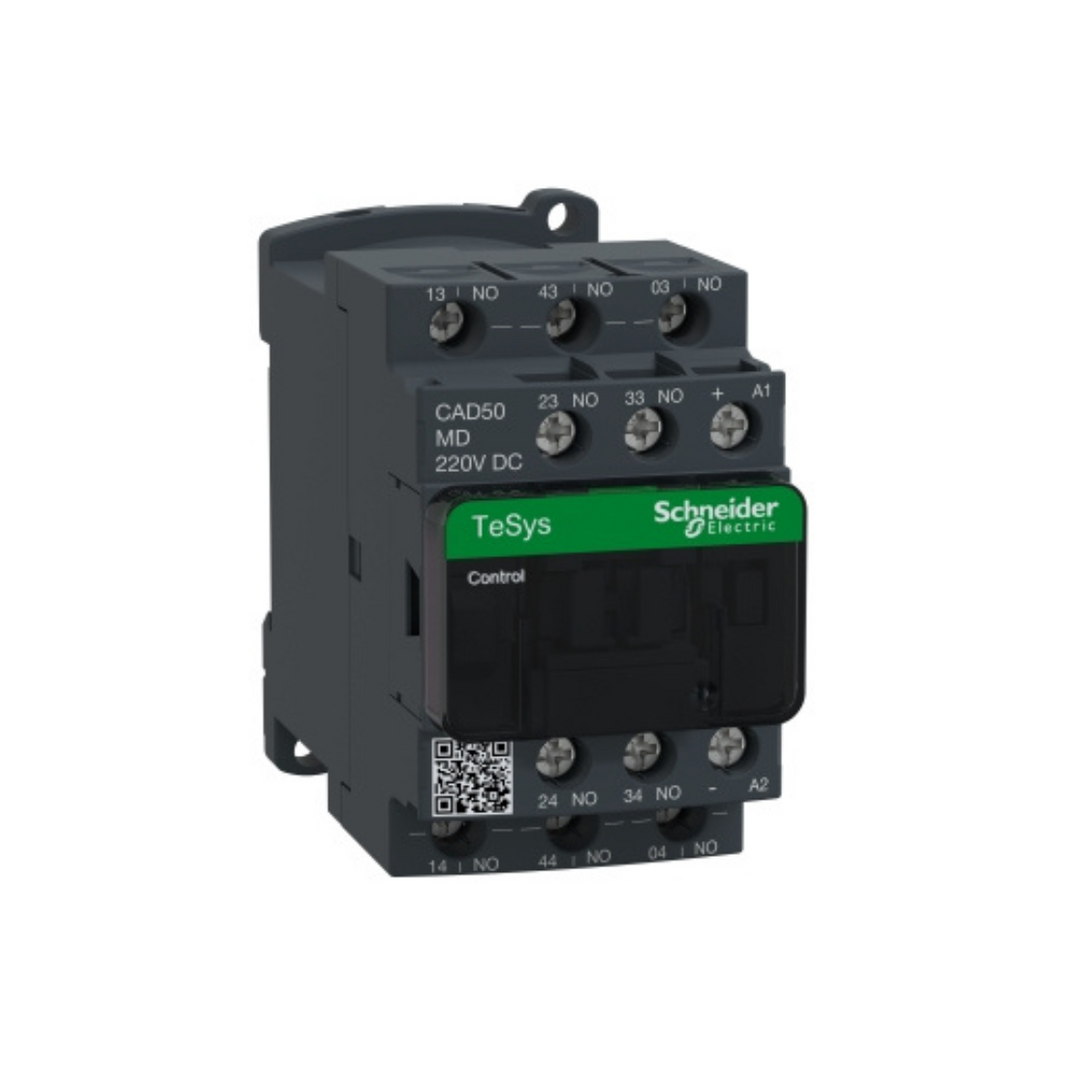 Schneider Electric TeSys D Control Relay 5 NO <= 690V 220V DC Standard Coil CAD50MD in Dubai, UAE