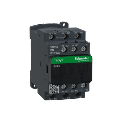 Schneider Electric TeSys D Control Relay 5 NO <= 690V 220V DC Standard Coil CAD50MD