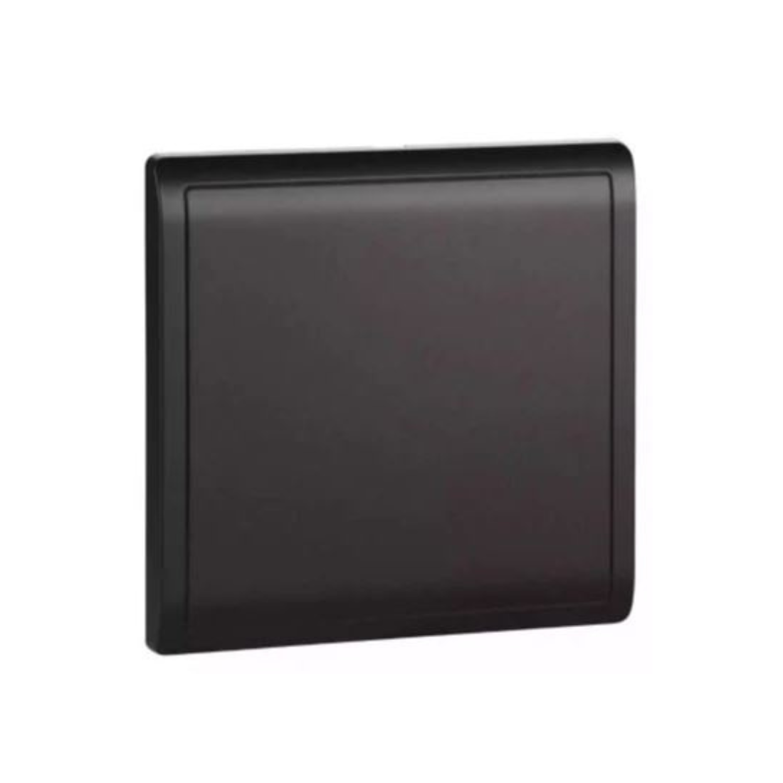 Schneider Electric Pieno 1 Gang Blank Plate E8230X_MB_G1 - Matt Black