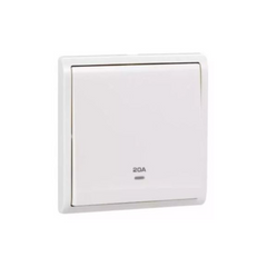 Schneider Electric Pieno 1 Gang Double Pole Switch with Neon 20A 250V E8231D20N - Slide 1