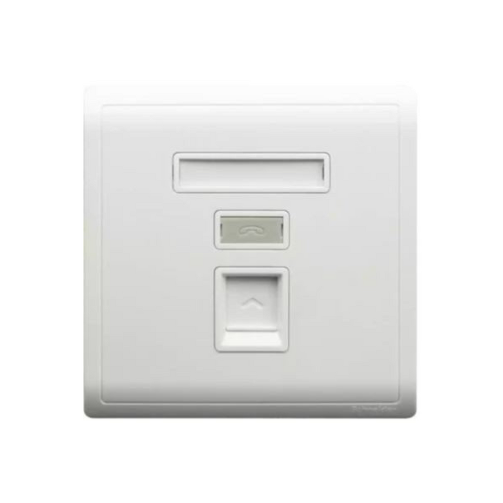 Schneider Electric 1 Gang Shuttered Keystone Wallplate (Without Module) E8231RJS_WG_G1 in Dubai, UAE