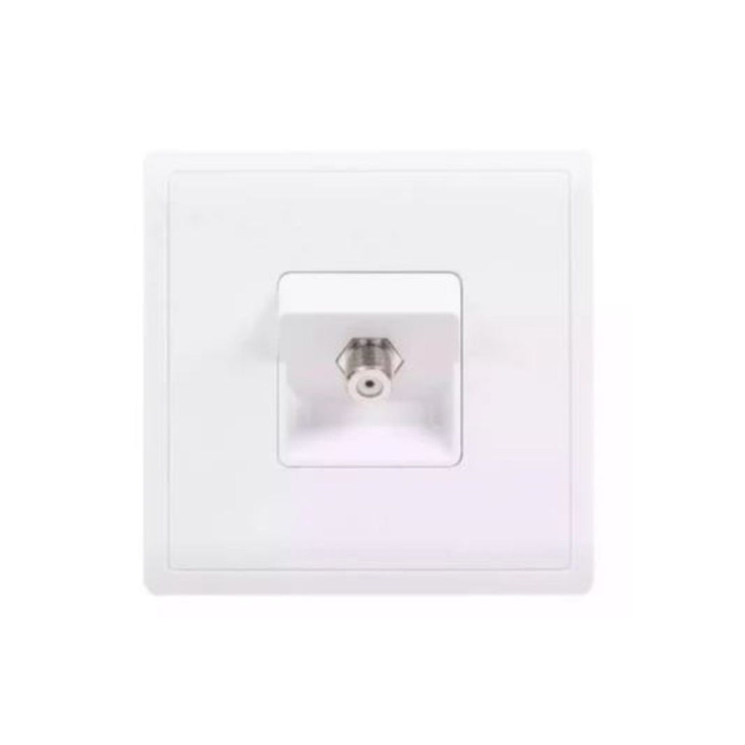 Schneider Electric Pieno 1 Gang CATV Socket E8231TVF White in Dubai, UAE