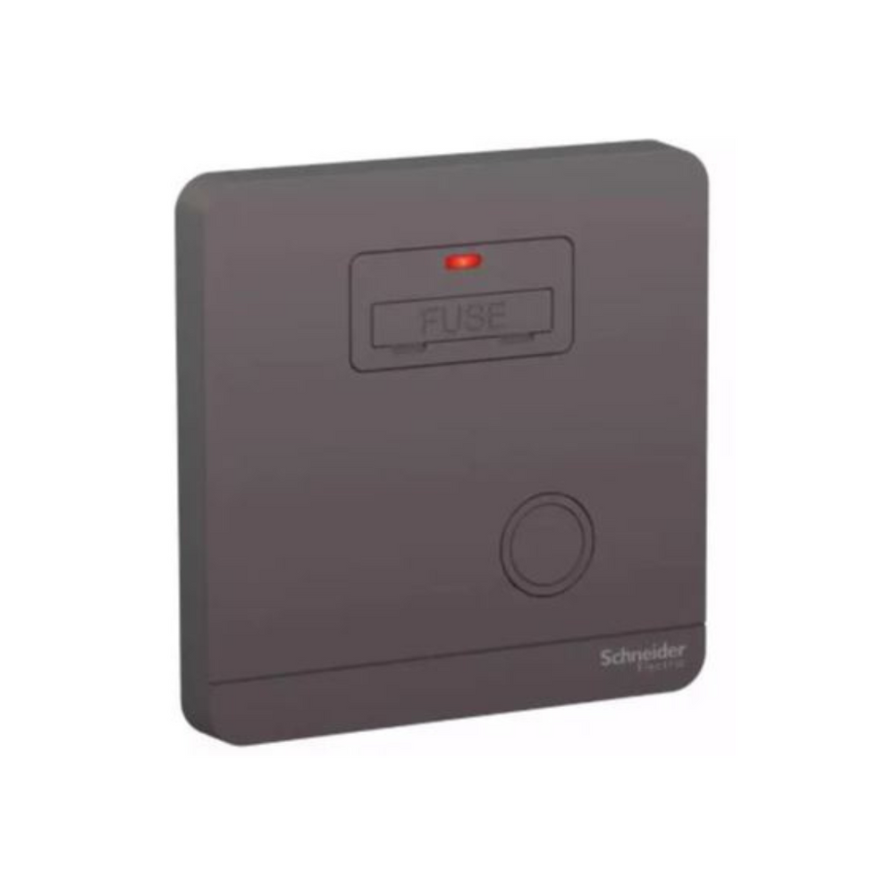 Schneider Electric AvatarOn Fuse Connection 13A 250V Neon E8330FSGN_DG Dark Grey in Dubai, UAE